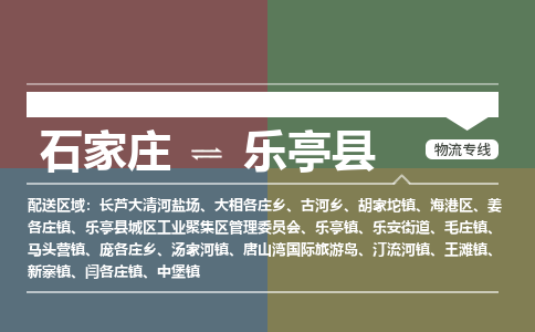 石家庄到乐亭县物流公司|石家庄到乐亭县货运物流专线全境-省市县+派+送