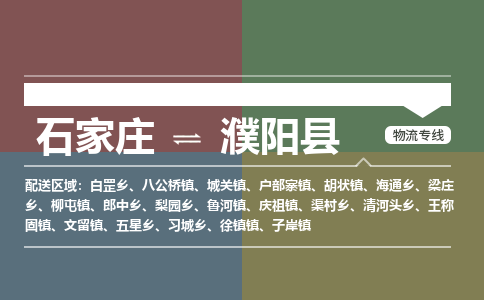 石家庄到濮阳县物流公司|石家庄到濮阳县货运物流专线全境-省市县+派+送