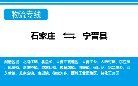 石家庄到宁晋县物流公司-石家庄到宁晋县货运专线【行李托运】携手发展