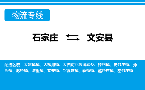 石家庄到文安县物流公司-石家庄到文安县货运专线【行李托运】携手发展