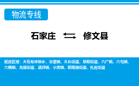 石家庄到修文县物流公司-石家庄到修文县货运专线【行李托运】携手发展